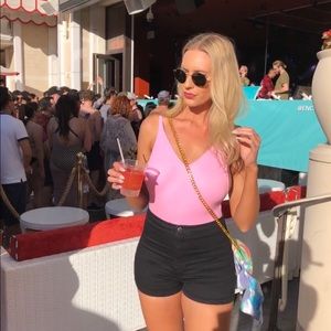 Top shop/Nordstrom pink one-piece